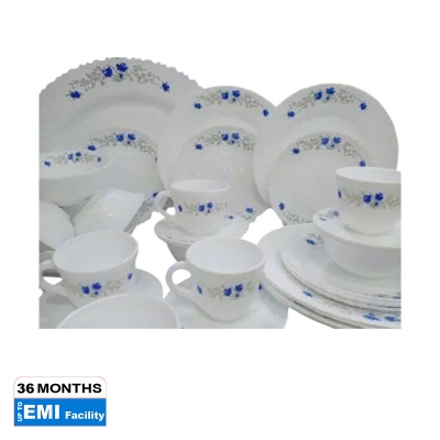 Picture of 57Pcs Pyrex Opal Glassware White Oven Save Dinner Set - Dinner Set