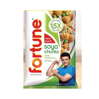 Picture of Fortune SOYA Chunks Pouch 80 gm  more protein 15x than milk