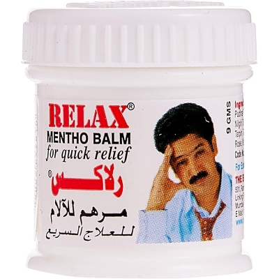 Picture of Relax - Mentho Balm for Quick Relief-9gm   5 pcs