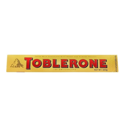 Picture of Toblerone Of Switzerland Milk Chocolate With Honey And Almond Nougat - 1  Pack Pouch100 Gram