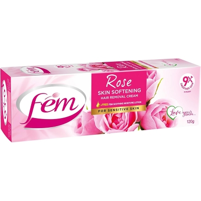 Picture of Fem Hair Removal Cream Rose 120 G Hair Removal Cream for Women Hair Removal Cream Long-Lasting Effect 120 G