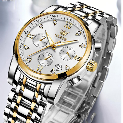 Picture of Olevs Waterproof Stainless Steel Watch for Men (2858)