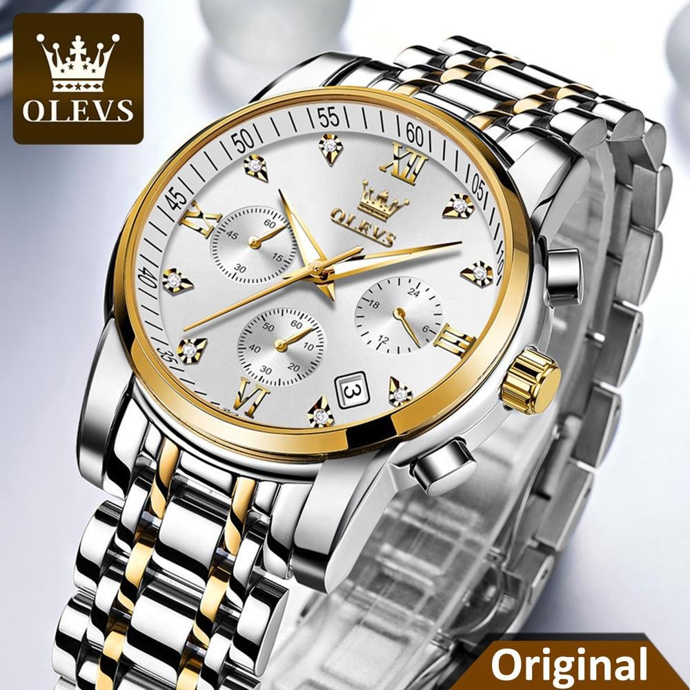 Picture of Olevs Waterproof Stainless Steel Watch for Men (2858)
