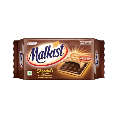 Picture of Malkist Chocolate Flavoured Cracker Biscuits | Family Pack | 144g |Pack of 1