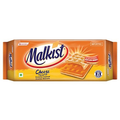 Picture of Malkist Cheese Flavoured Cracker Biscuits - 144g (indian)