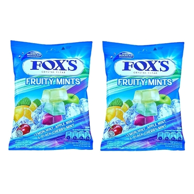 Picture of Fox's Crystal Clear Fruity Mints Candy Pouch (90g x 2 Packs)