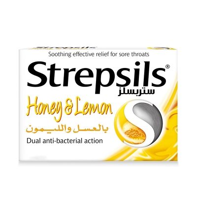 Picture of Strepsils Honey & Lemon Sore Throat Fast Acting Relief Lozenges 24 pcs