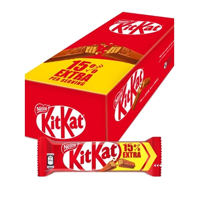 Picture of Nestle KitKat 2 Fingers Milk Chocolate Wafer + 15% Extra 36 x 20.5 g