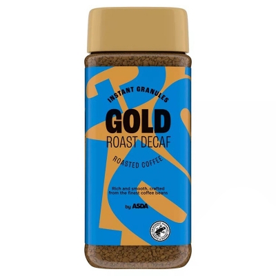 Picture of ASDA Instant Granules Gold Roast Decaf Roasted Coffee- 200g  UK