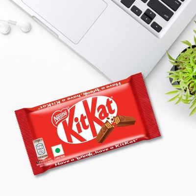 Picture of KIT KAT 3 Fingers Chocolate Coated Wafer Bar Pack of 10 Units