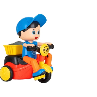 Picture of Multicolor Plastic CARTOON TRICYCLE BOY