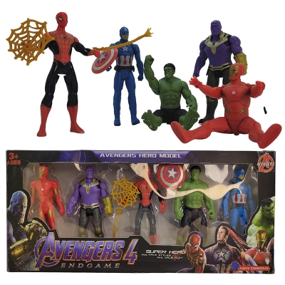 Picture of 5 Pcs Set Super Power Hero Model Avengers 4 Endgame Action Figures - Toys For Boys