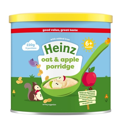 Picture of Oat & Apple Baby Food Porridge 6+ Months 220g