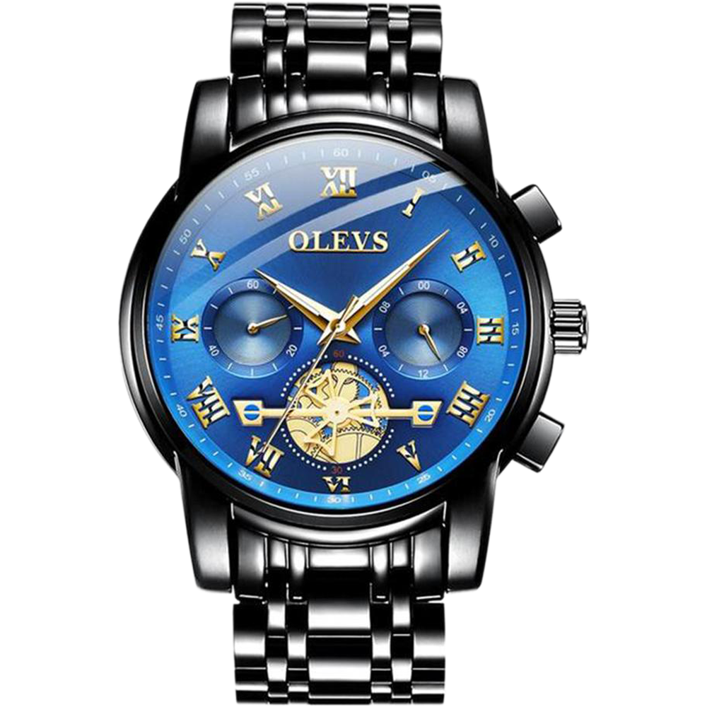 Picture of OLEVS Watch Luxury Business Chronograph Waterproof Stainless Steel Watch For Mens