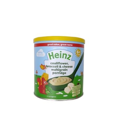 Picture of Heinz Cauliflower Broccoli & Cheese Multigrain Porridge 200g -6m+ (UK)