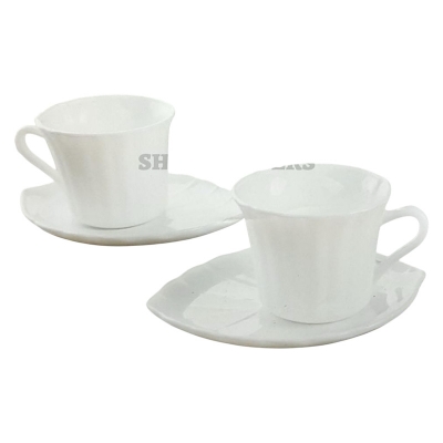 Picture of Heat Resistant Tea & Coffee Cups Set of 12 Pcs W/Plates Tea & Coffee
