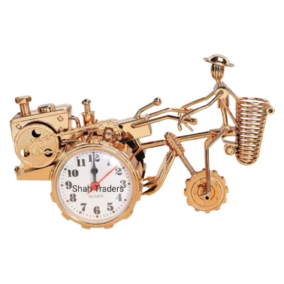Picture of Non-ticking analog alarm clock, creative desk decoration accessory, fine workmanship and practical