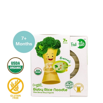 Picture of FIRST BITE Organic Baby Rice Noodle Broccoli From 7+ Months 180g Malaysia