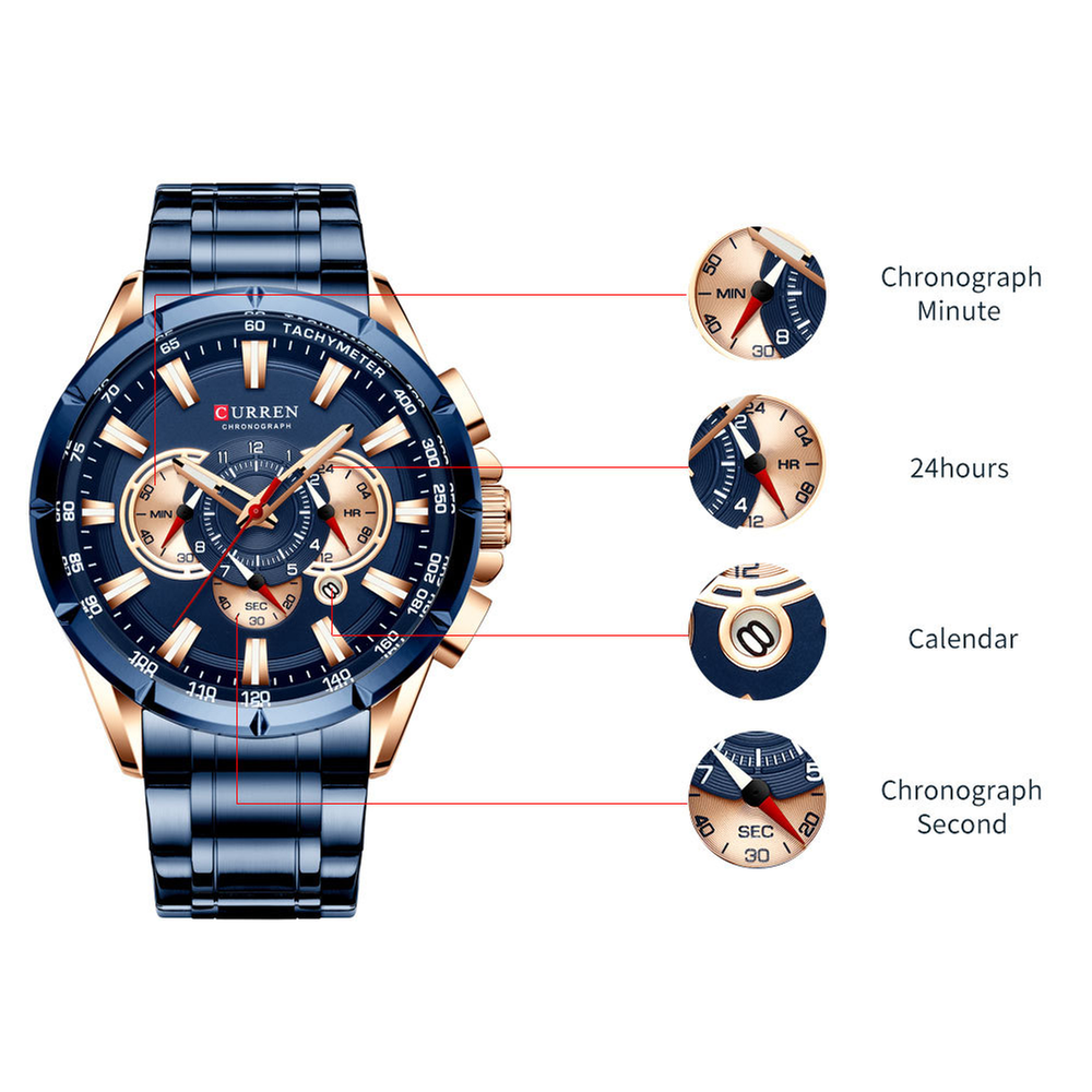 Picture of CURREN 8363 Mens Fashion Watch Quartz