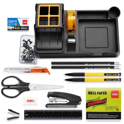 Picture of DELI 38252 Desk Organizer Office Butler - 18 Accessories Included (Set)