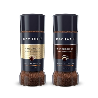 Picture of Davidoff Fine Aroma & Espresso 57 Instant Coffee 2 X 100g Bottle 200gm