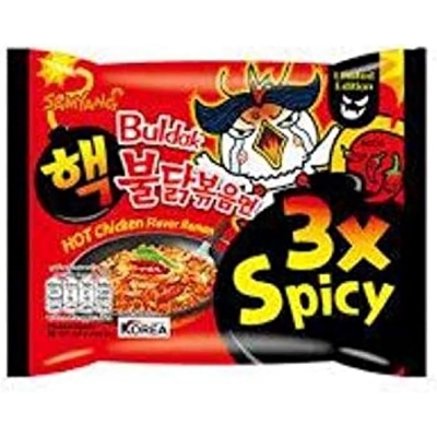 Picture of Spicy Hot Chicken Korean Ramen Noodles 140 gmb 1 paket