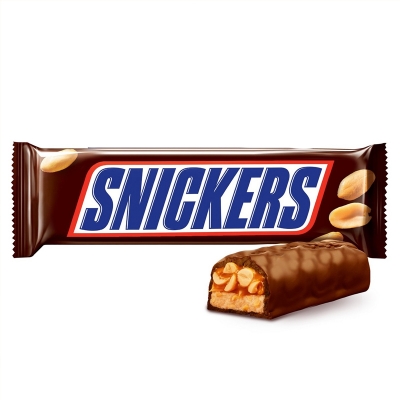 Picture of Snickers Peanut Chocolate Bar 22gm * 20 pcs   NET WEIGHT  440 gm