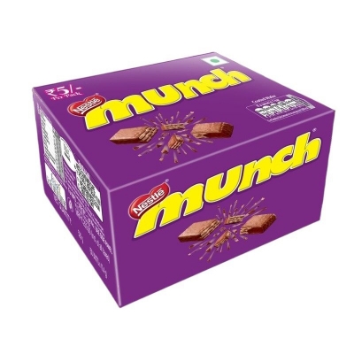 Picture of Munch Crunchilicious Milk Chocolate 32 PC Box Per Pack 8.9gm main box 284.8G 5rs INDIAN