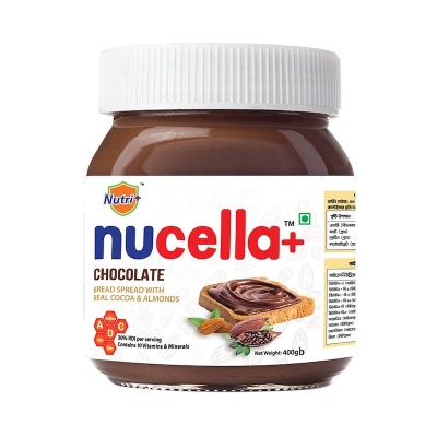 Picture of Nucella+ Chocolate Bread Spread Cocoa & Almond 400 gm