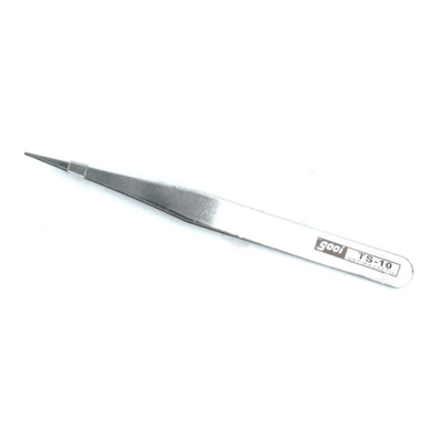 Picture of Steel Tweezers TS10 Thickened 1.2mm Anti-magnetic