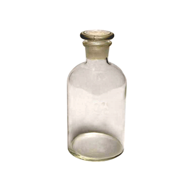 Picture of Glass Reagent Bottle 125ml Narrow Mouth with Glass Stopper