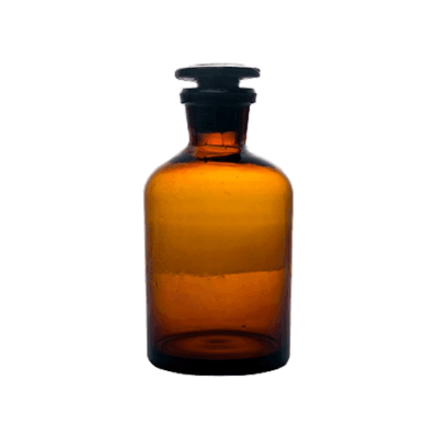 Picture of Amber Glass Reagent Bottle 250ml Narrow Mouth