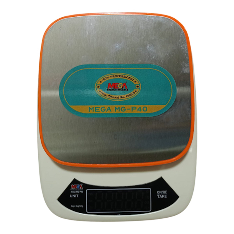 Picture of Mega 3Kg Digital Scale MG-P40 for Lab and Kitchen