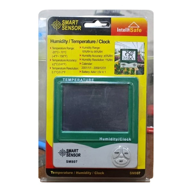 Picture of Smart Sensor Temperature Humidity Clock SM807
