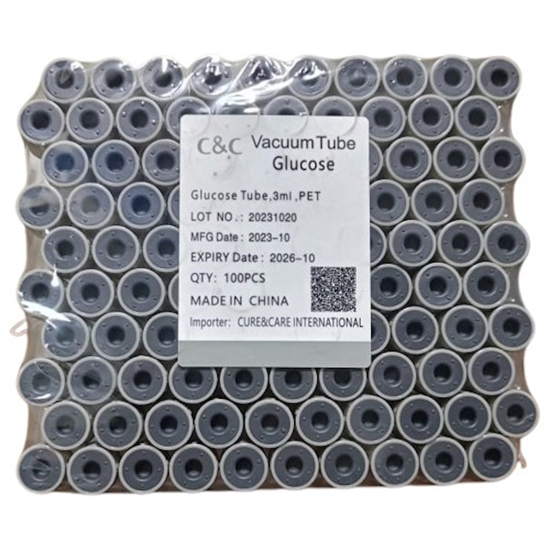 Picture of Glucose Blood Collection Vacuum Tube 3ml 100 Pcs