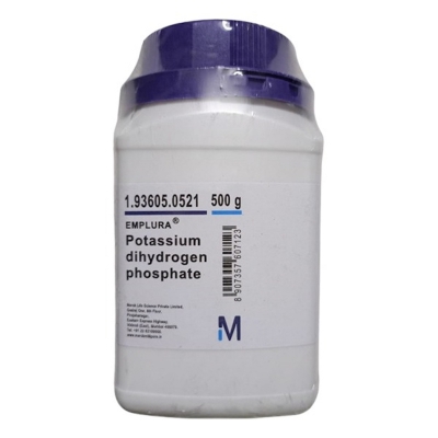 Picture of Potassium dihydrogen phosphate 500gm Merck, India