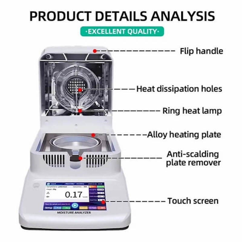 Picture of Moisture Analyzer 0.001g to 120g HC-151