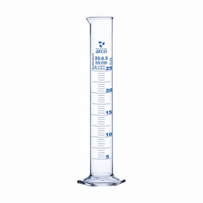 Picture of Arco Measuring Cylinder 25mL Class-A Hexagonal Base