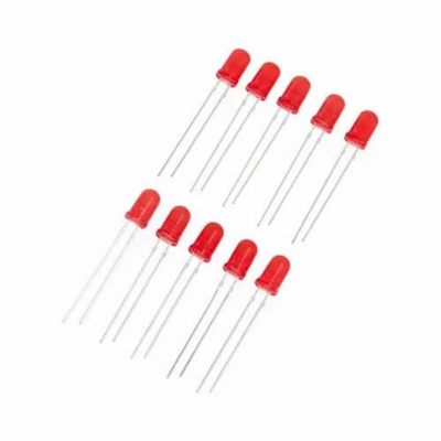 Picture of 10 Pcs Red LED Bulb