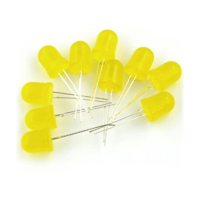 Picture of 10 Pcs Yellow LED Bulb
