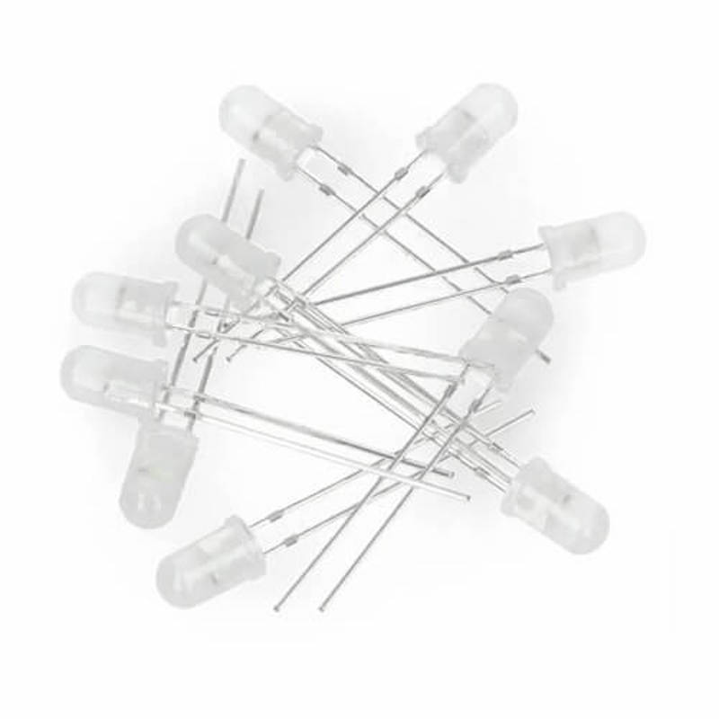 Picture of 10 Pcs White LED Bulb