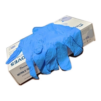 Picture of Dearon Nitrile Powder Free Hand Gloves - Medium