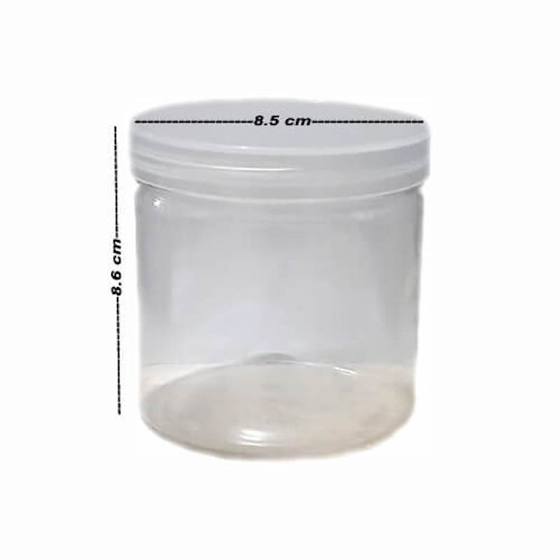 Picture of Spare Parts Casket (Transparent Plastic Dibba) 8.5cm Chemical Jar