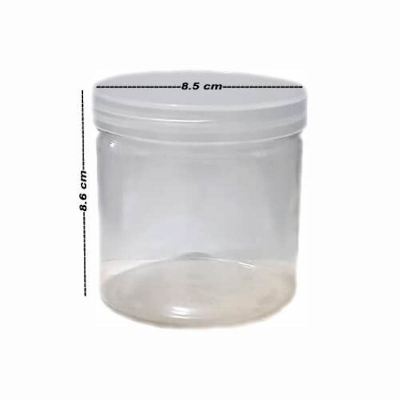 Picture of Spare Parts Casket (Transparent Plastic Dibba) 8.5cm Chemical Jar