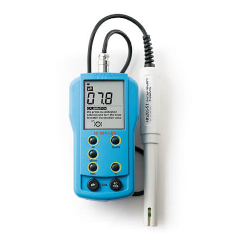 Picture of Hanna Multiparameter pH, TDS, EC, Temperature Meter, HI9811-51