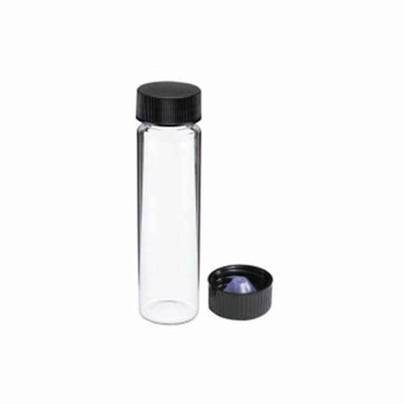 Picture of Clear Glass Vial 12mL with Black Phenolic Cap