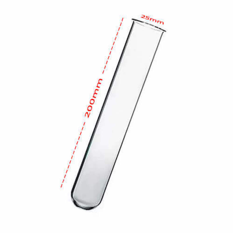 Picture of Glass Test Tube 200mm Hard Glass (8 Inch x 25mm)