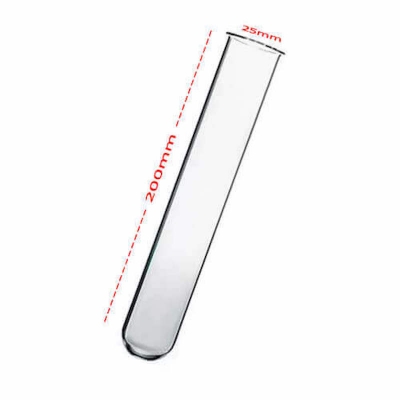 Picture of Glass Test Tube 200mm Hard Glass (8 Inch x 25mm)