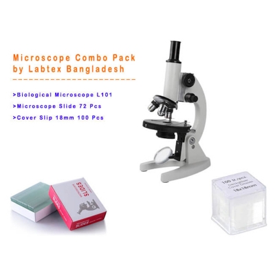 Picture of Microscope Combo Pack Including L101, Slide, Cover Glass