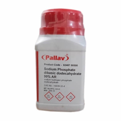 Picture of di-Sodium Hydrogen Phosphate Dodecahydrate 500gm Pallav India